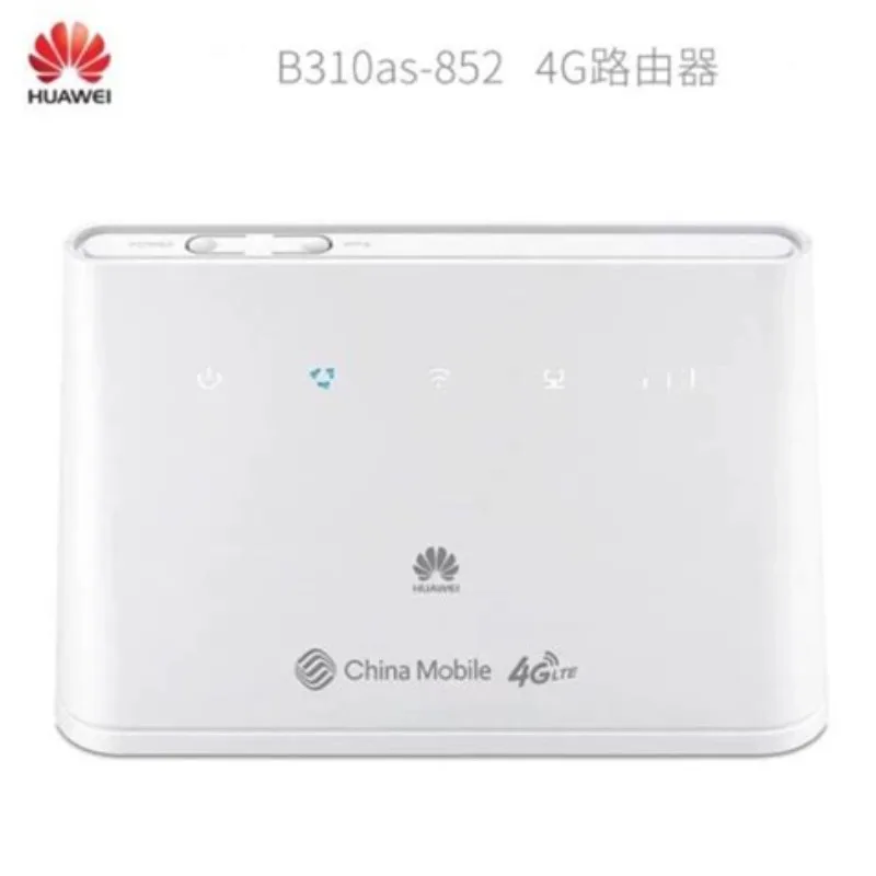 Huawei b310as-852 4G Lte маршрутизатор B310 локальной сети автомобиля Hotspot 150 Мбит/с 4G LTE CPE Модем Wifi Router с 2 шт. антенны