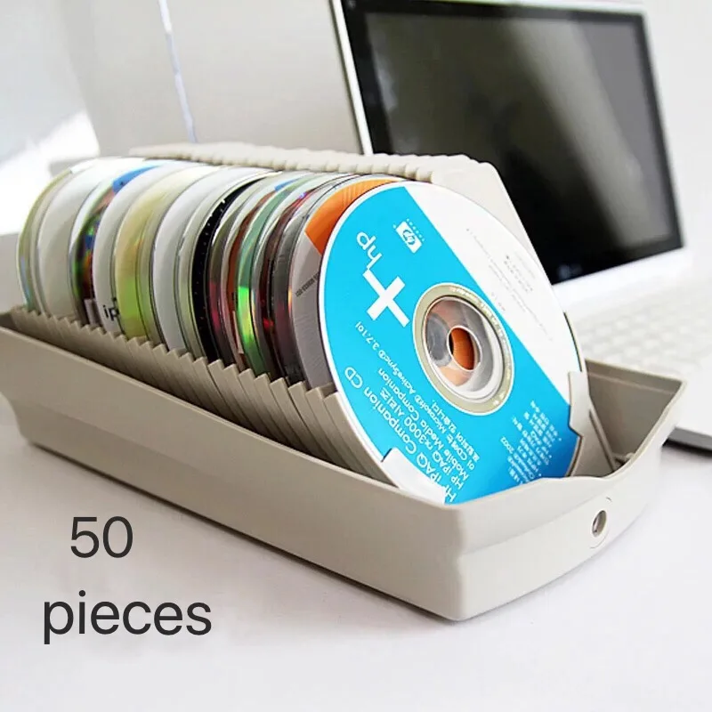 Черный 50 диск прямоугольник с заблокированным CD DVD Чехол Коробка для переноски держатель для хранения Органайзер рукав держатель DJ чехол для хранения