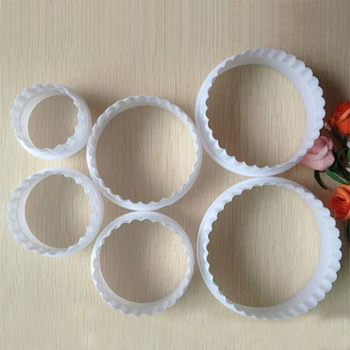 

6pcs/set DIY Round Shape Sugarcraft Fondant Cake Decorating Cookies Cutter Paste Mold Baking & Pastry Tools F0083
