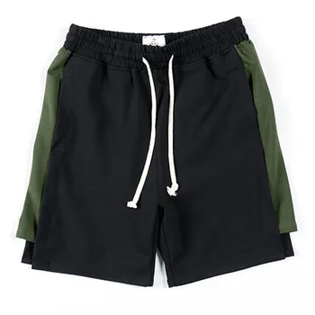 

Free shipping men plus size big casual shorts cotton knee-length Elastic waist short trousers extra large men's 2xl-8xl hip hop