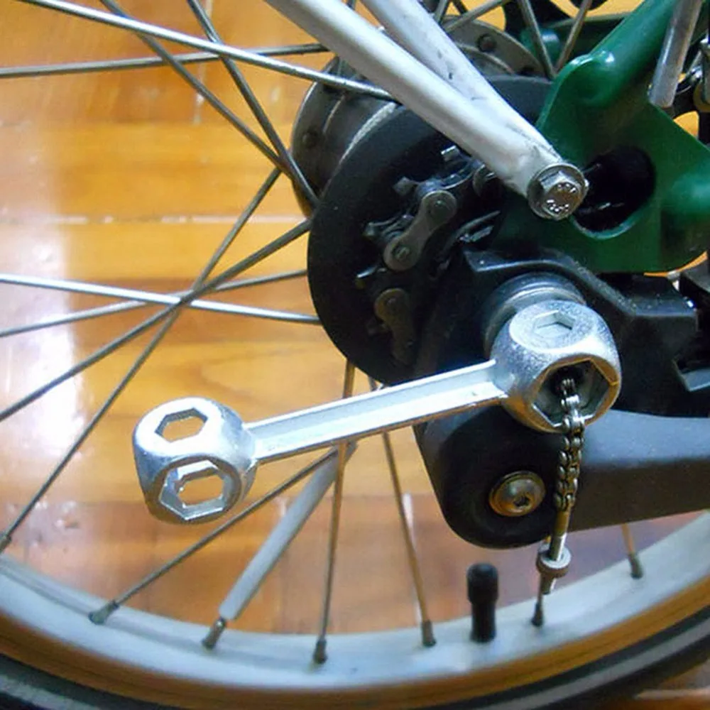 10 в 1 прочный велосипед ремонт инструмент кости Форма гаечный ключ с 10 шестигранные отверстий