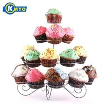 KMYC из нержавеющей стали, 4 уровня, 23 чашки, подставка для кексов, подставки для пирога, держатель для пирога, инструменты для украшения кексов, вечерние свадебные принадлежности