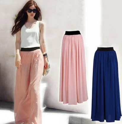 Retail 2013 New Fashion Amazing Chiffon Long Maxi Skirt Hot Sales ...