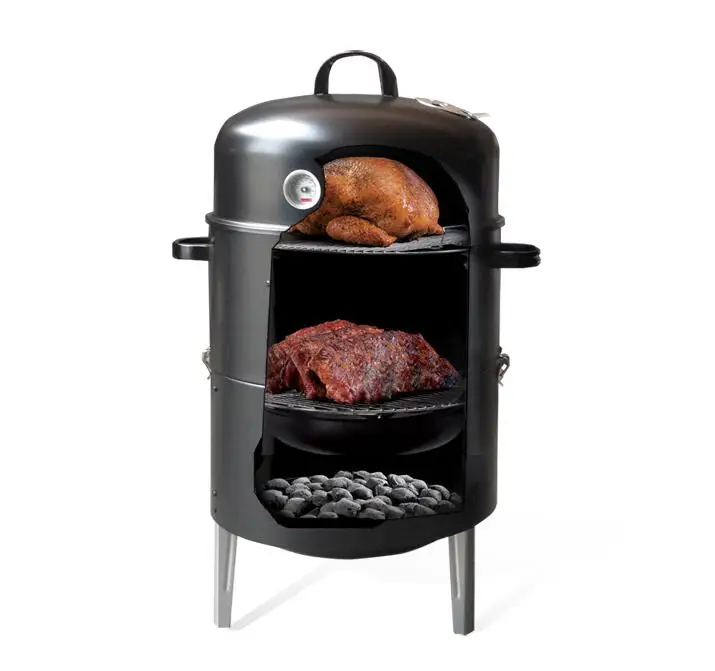 Voor 5 10 mensen Multi functionele Ronde Staal Houtskool BBQ Grill voor Outdoor Hoge Kwaliteit