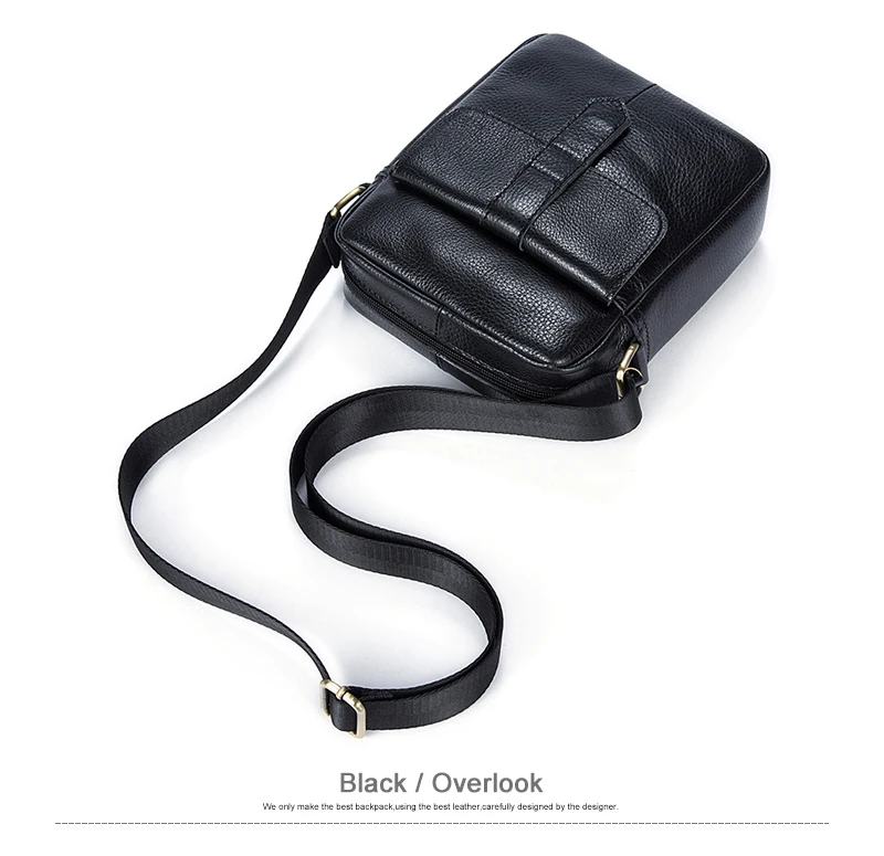 8 men bag genuine leather