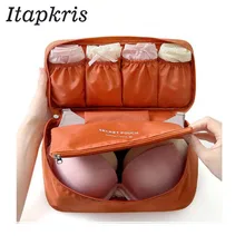 Itapkris профессиональное женское нижнее белье переносной футляр для хранения модная дорожная косметичка большой вместительности сумка трусики бюстгальтер Органайзер