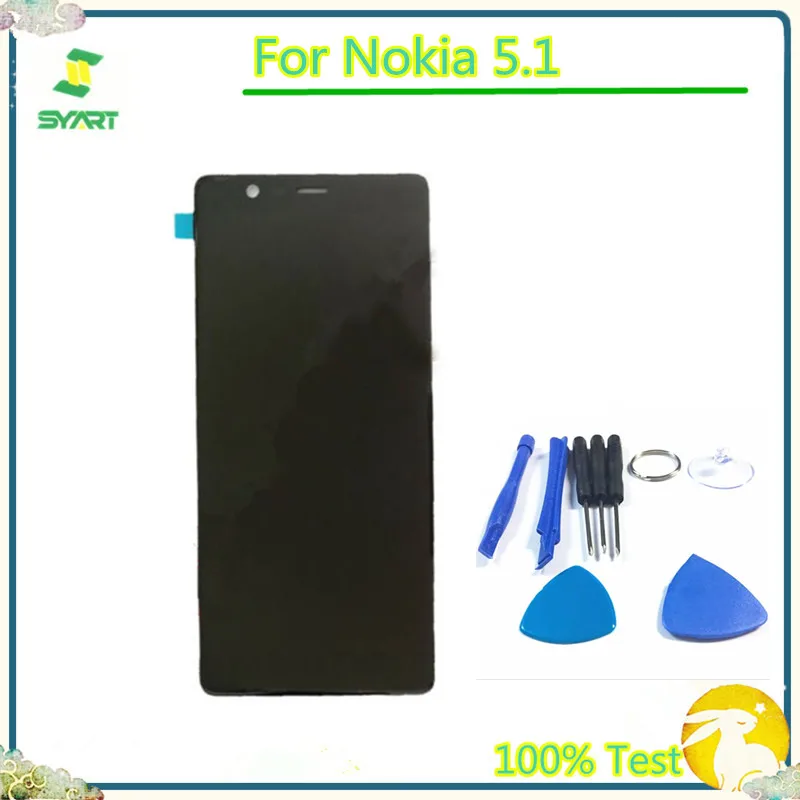 5.5'' Black 100% Tested LCD For Nokia 5.1 Touch Screen Digitizer LCD Display Touch Screen Assembly For Nokia 5.1 TA-1061 TA-1075 5.5'' Black 100% Tested LCD For Nokia 5.1 Touch Screen Digitizer LCD Display Touch Screen Assembly For Nokia 5.1 TA-1061 TA-1075