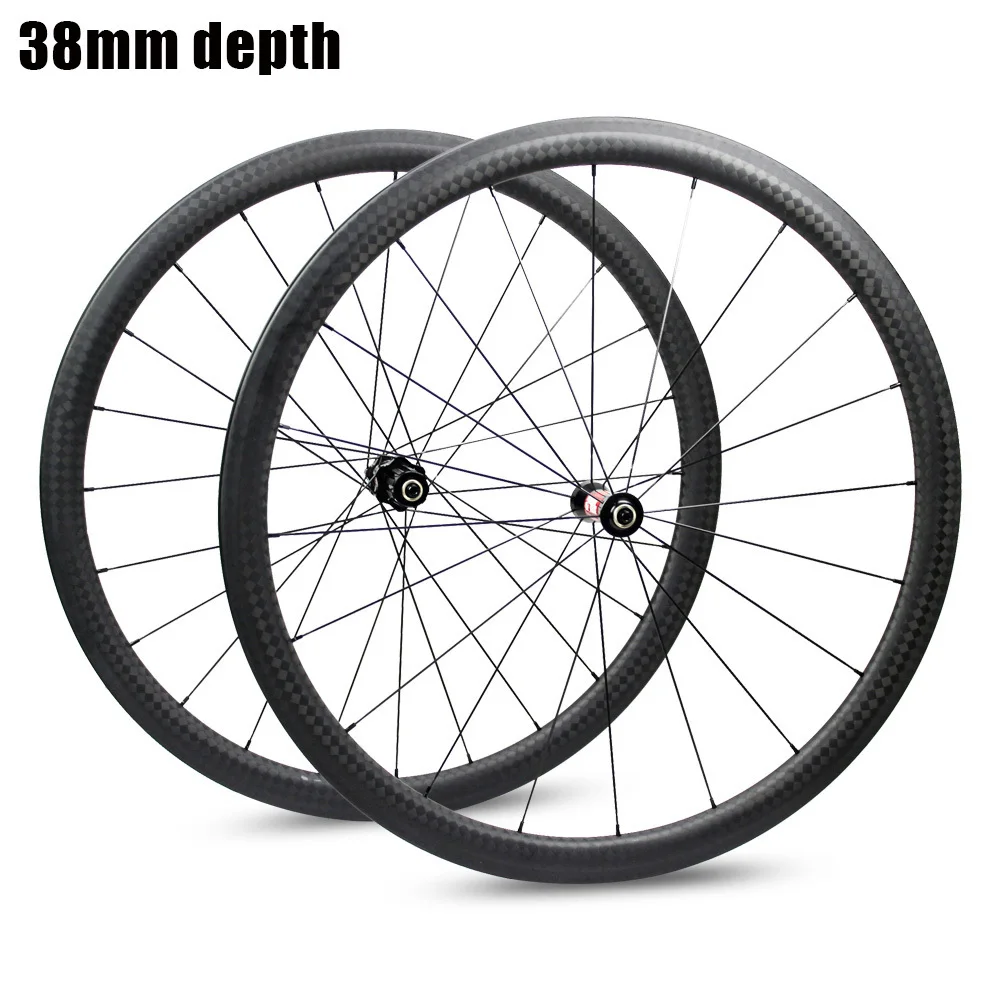 Sale DT Swiss 350 Series Carbon Road wheels 38mm Depth Low Profile 27mm Wider More Aero Rim With Pillar 1420 Spokes UCI Quality 8