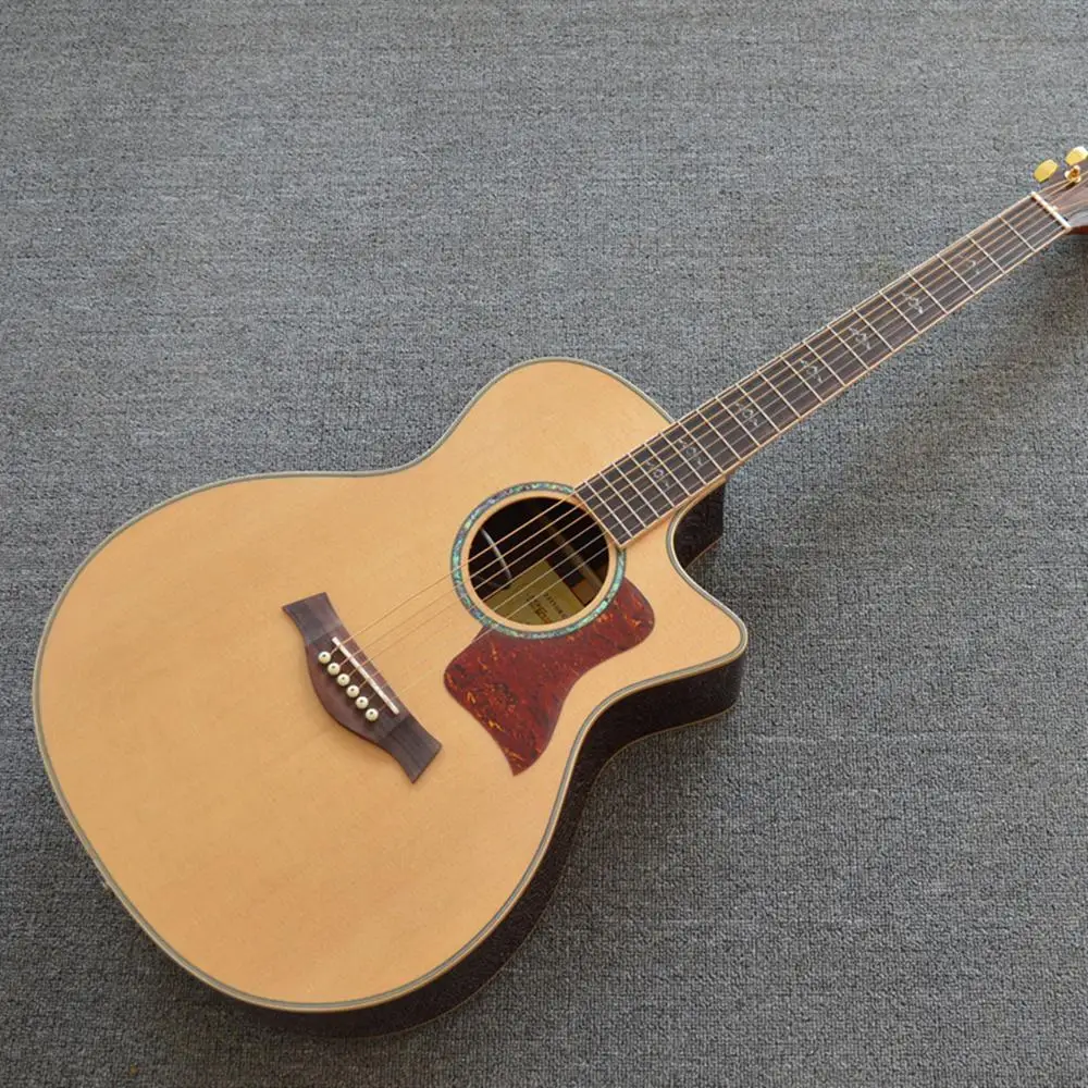 

Custom Shop 814 acoustic guitar,Solid spruce Top Rosewood Back,Free Shipping