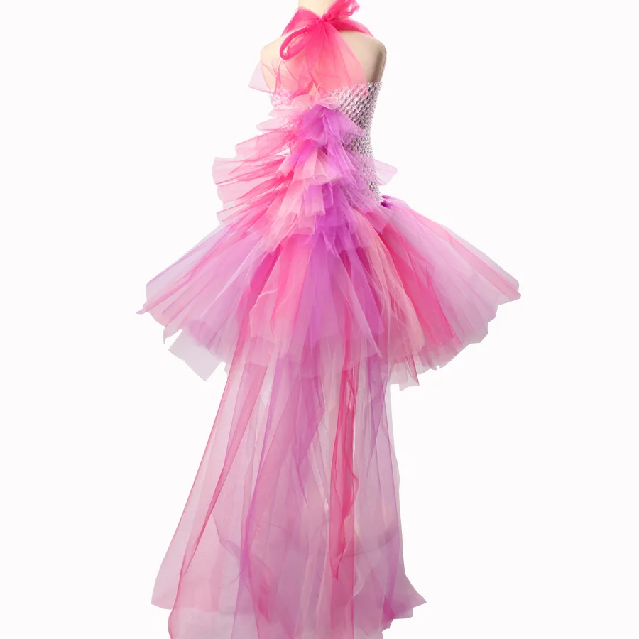 2-12 Years Unicorn Bustle Girl Tutu Dress Kids Little Pony Costume for Birthday Party Halloween Purim Can be Customized Color (14)