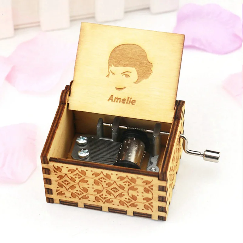 Star Wars Antique Carved wooden Hand Crank Frozens Pink Panther To Alice game of Thrones Christmas gift Hogwarts Music Box Star Wars Antique Carved wooden Hand Crank Frozens Pink Panther To Alice game of Thrones Christmas gift Hogwarts Music Box