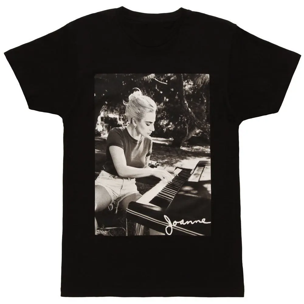 

Pre-Cotton Tee Shirt For Crew Neck Men Fashion Mens Lady Gaga Joanne Graphic Printed Casual Short-Sleeve Gift Shirts
