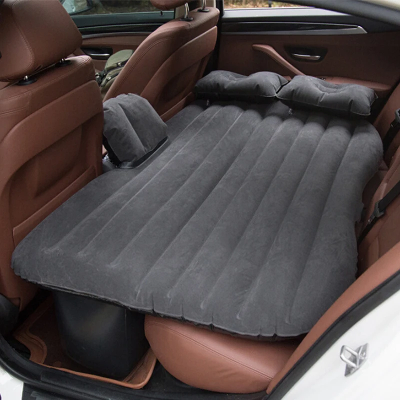 142*88 cm aire colchón inflable cama de viaje Universal para Auto asiento sofá almohada al aire libre Camping Mat cojín para niños