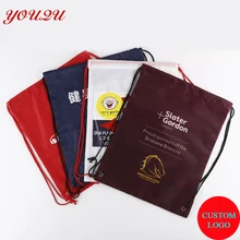 Подгонянные сумки для хранения на шнурке сумка для рюкзака на шнурке с пользовательским логотипом