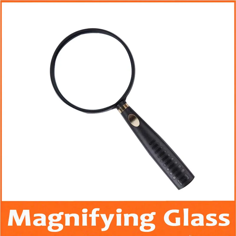 

5x 90mm Hand held Super Large Mirror Magnifying Glass 5 times Upscale Elderly Reading light Magnifier for Reading Newspaper