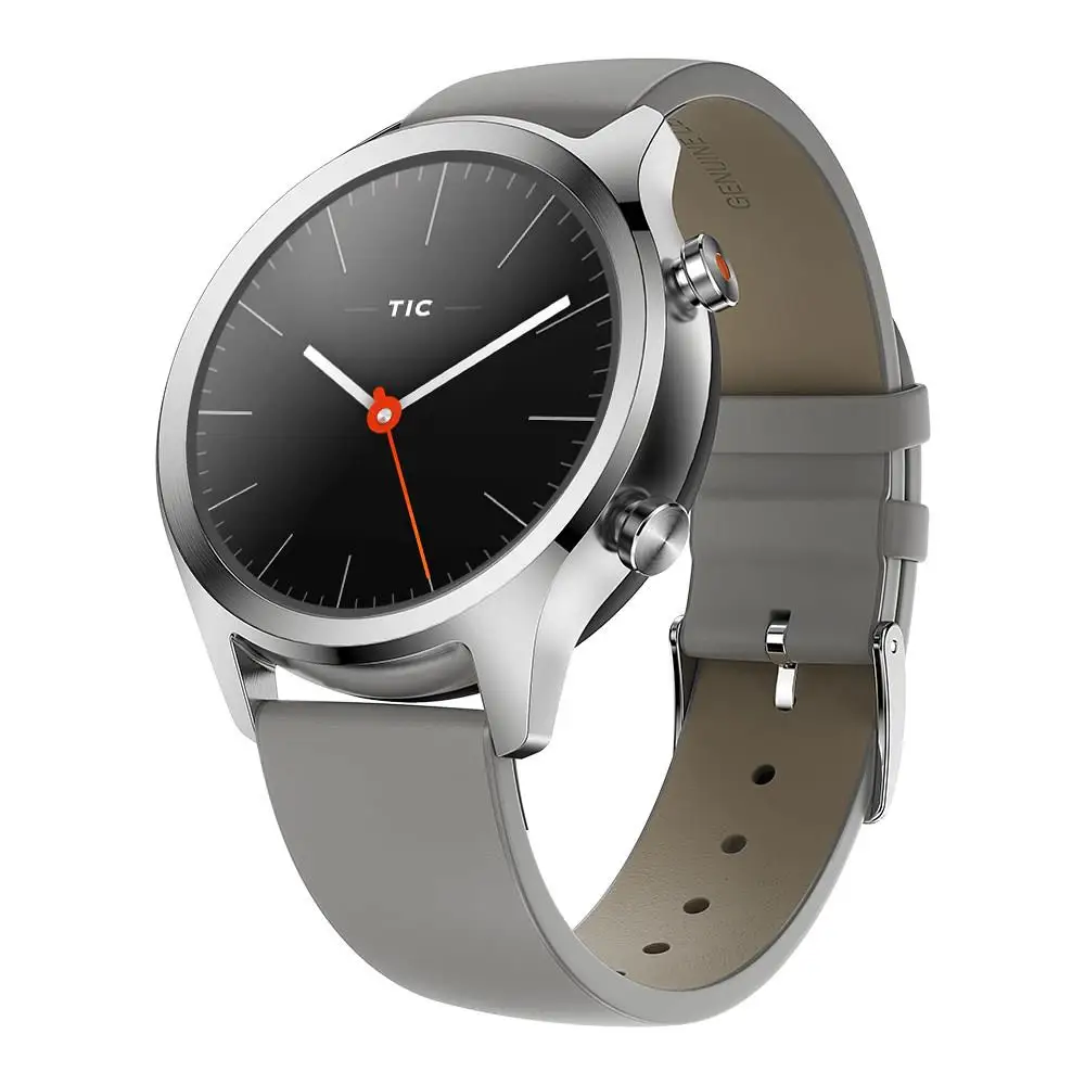 [] Global Ticwatch C2 Android носить NFC Google Pay gps Смарт часы IP68 Водонепроницаемый AMOLED smartwatchs для мужчин и женщин - Цвет: gray