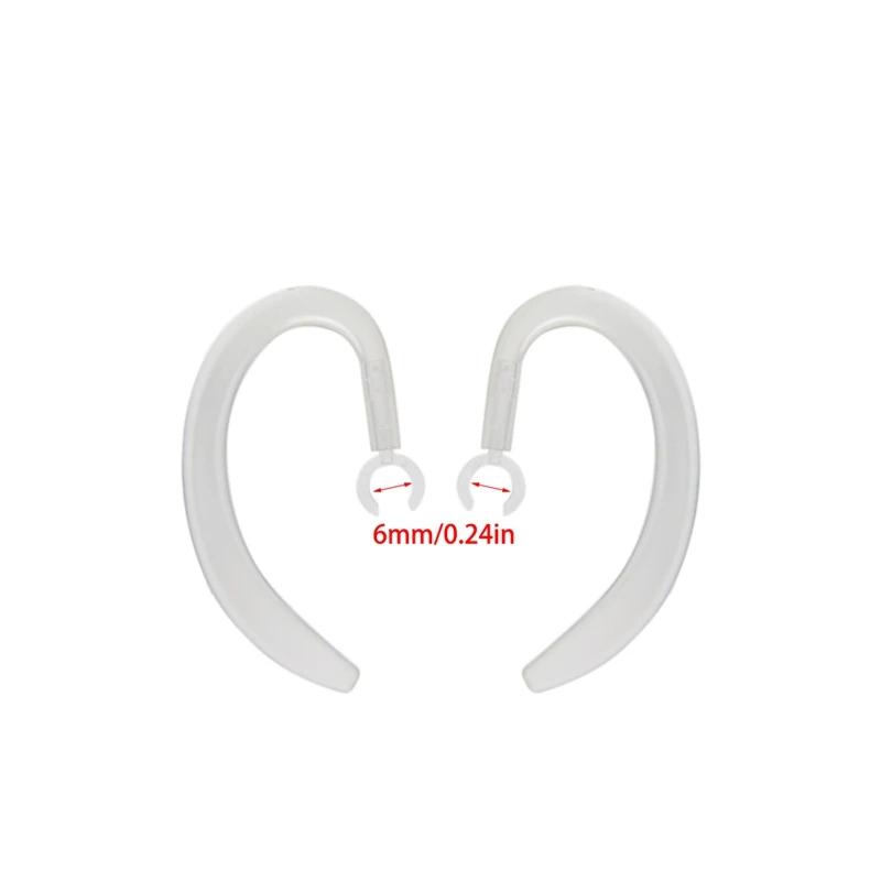 1 пара резиновых поворотных выдвижных ушных крючков для Bluetooth наушников гарнитуры