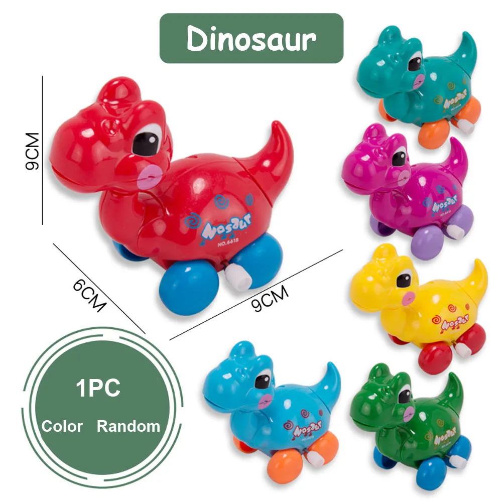 Ветер игрушки Детские Классические милый мультфильм животных Clockwork Запуск крокодил Мышь Коала Детские развивающие игрушки для детей Подарки - Цвет: Dinosaur
