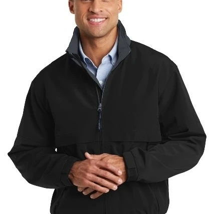 Port Authority J764 Mens Legacy Jacket Black & Steel Grey - Extra Small (1)