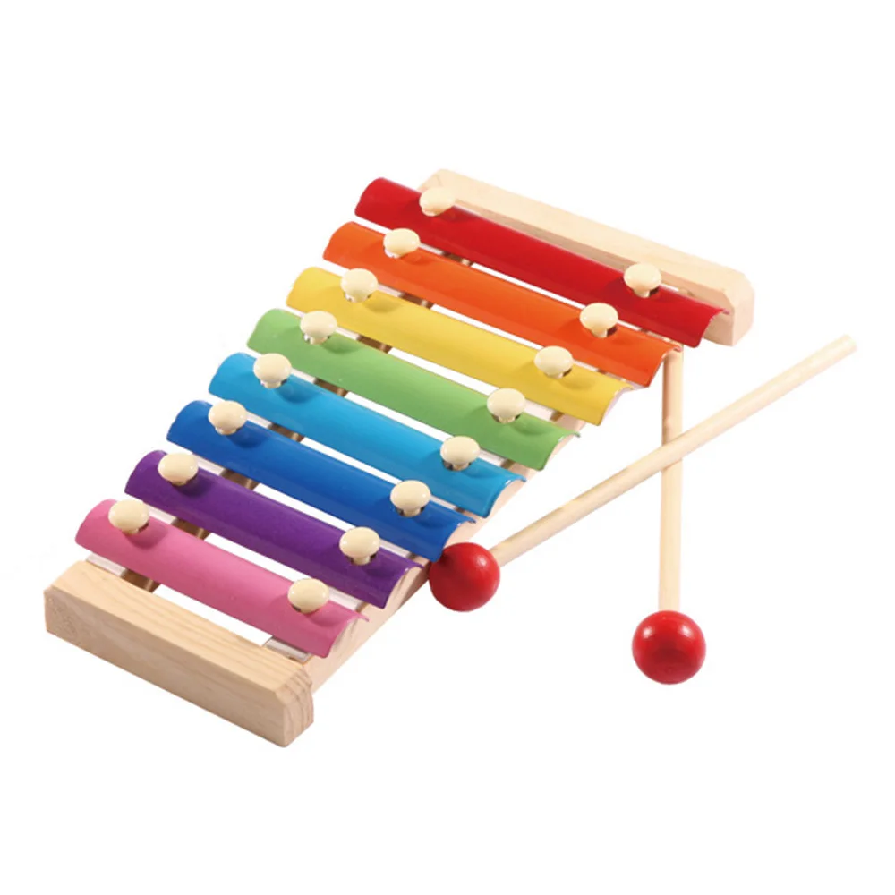 

Children Musical Instrument Baby Wooden Eight-tone-beating