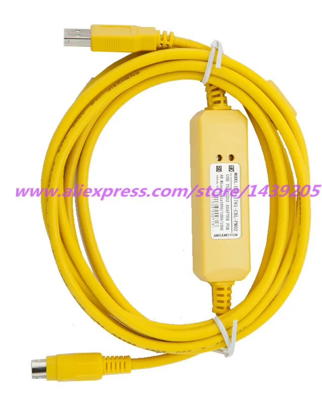 

High quality USB-1761-CBL-PM02 for AB1000 / 1200/1500 programming cable very stable with Win7/32bit 64bit
