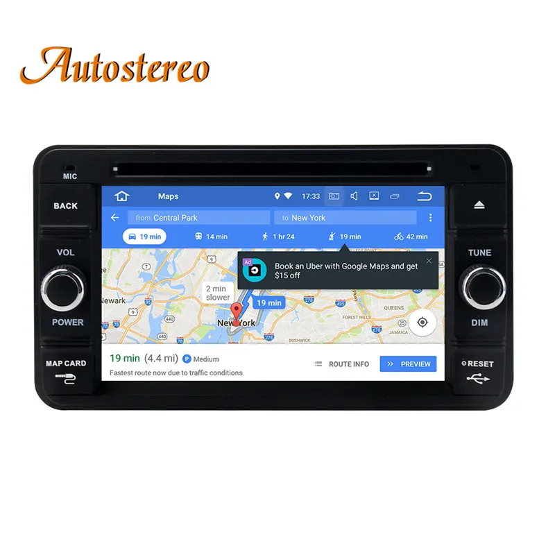 Top DSP Android 9 Car GPS navigation car DVD player Head unit For Suzuki Jimny 2007-2017 Auto radio tape recorder Satnav multimedia 3