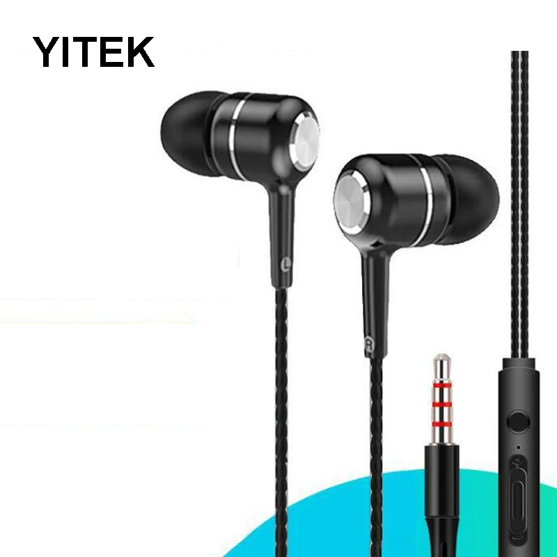 

YITEK BL05 Earphones Music Earbuds Stereo Gaming Earphone Headset with Mic for Mobile phone for MP3 MP4 Computer