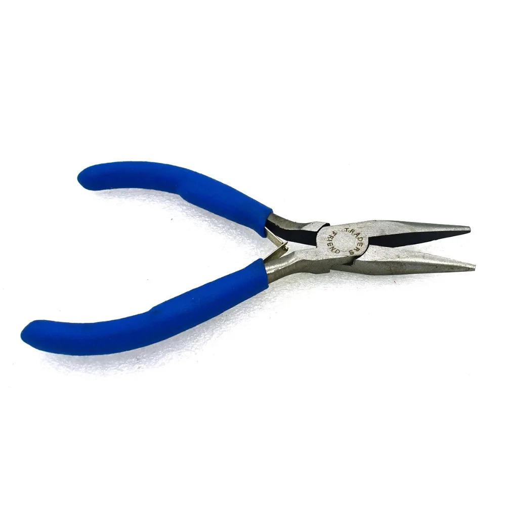 Long Flat Needle Nose Plier Jewelry Beading Plier Kit Tool 12cmin