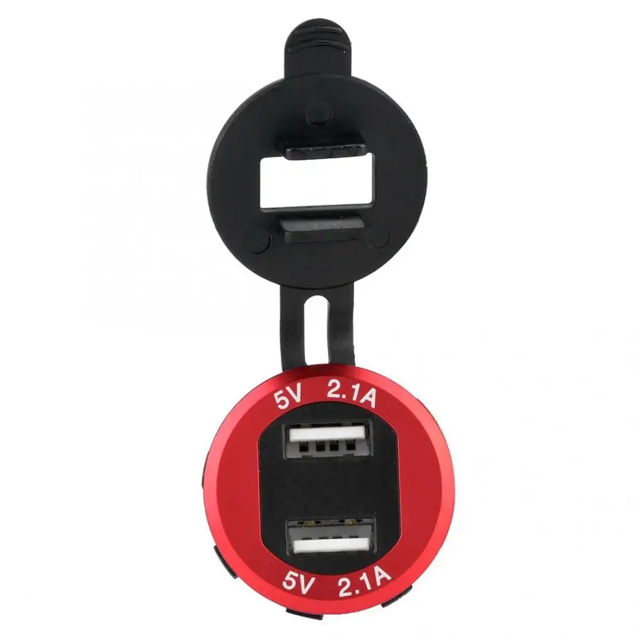 Авто аксессуары 5 в 4.2A двойной зарядное устройство USB с 24 в вольтметр для автомобиля мотоцикла araba aksesuar