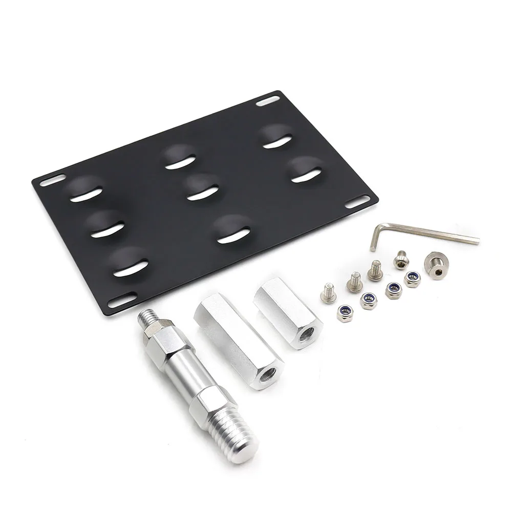 Front Bumper Tow Hook License Plate Mount Bracket For Bmw Mini Cooper