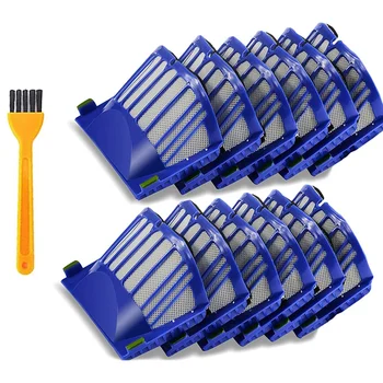 

HOT！-13Pcs Hepa Brush Filter Replacement For Irobot Roomba 500 600 Series 536 550 551 620 650 Vacuum Cleaner Parts Accessories