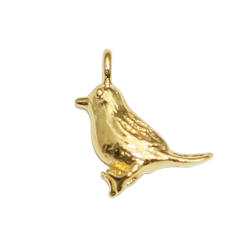 Beadsnice 20 шт./лот латунь маленькая Птица Шарм Крошечный Кулон для изготовления браслета 26440