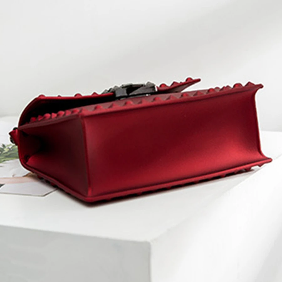  AUAU-Women Messenger Bags Handbags Women Bags Designer Jelly Bag Fashion Shoulder Bag Women PVC Lea - 32957284662