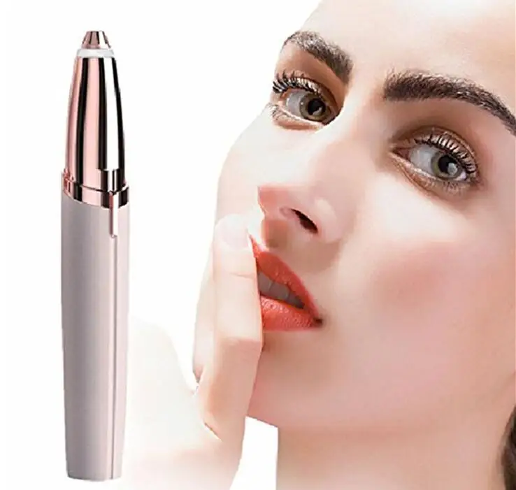 Flawlessly Brows Eyebrow Trimmer Mini Electric Shaver Painless Eye Brow