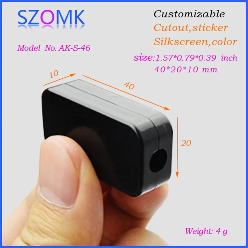 plastic enclosure for electronics control box szomk diy enclosure junction box plastic housing small abs instrument enclosure distribution box black plastic box enclosure electronics case (2)