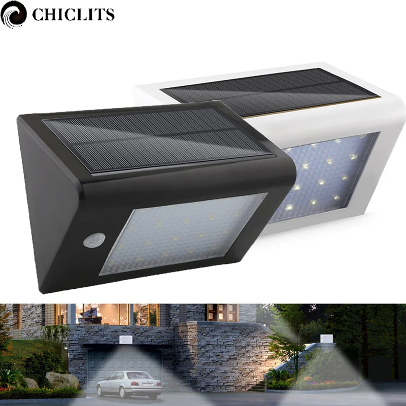 

Solar Powered Lamps 2835 SMD 20Leds Led Solar Light with Motion Sensor Lamp IP65 Waterproof Outdoor Garden Decoration Lighting