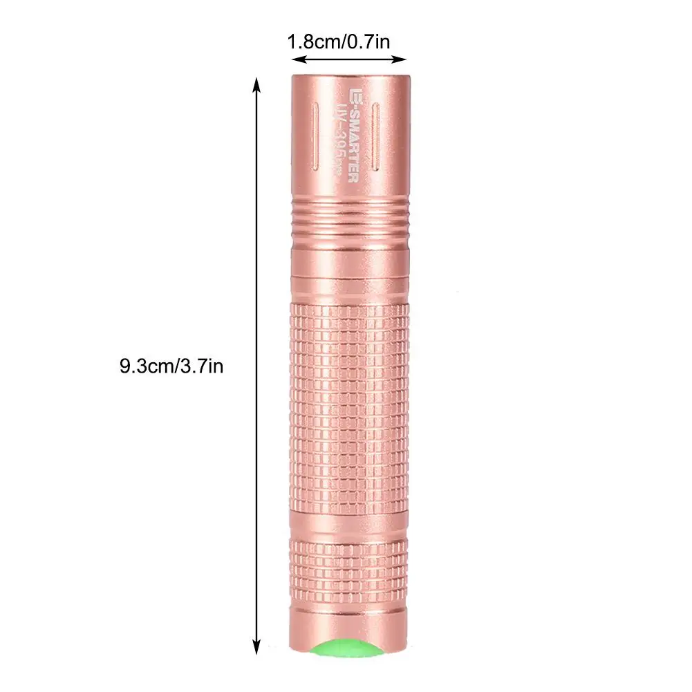 Linterna led recargable de alta potencia 365 нм ультрафиолетовый УФ вспышка светильник Фонарь ручной светильник для флуоресцентного теста