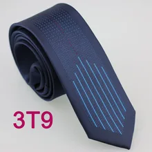 YIBEI coahella ties темно-синий тонкий галстук синий полосатый галстук тканый галстук, жаккардовый облегающий узкий галстук для мужчин Gravata Tie Corbata