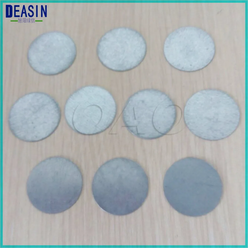 small metal disc 1000 шт. стоматологический маленький металлический диск одноразовый для лаборатории Магнитный силиконовый пластырь модель Former Базовые формы - Цвет: small metal disc