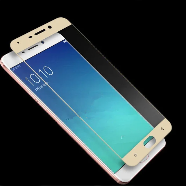 3D закаленное стекло для OPPO R9 полное покрытие 9H защитная пленка Взрывозащищенная Plus|Защитные стёкла и плёнки|