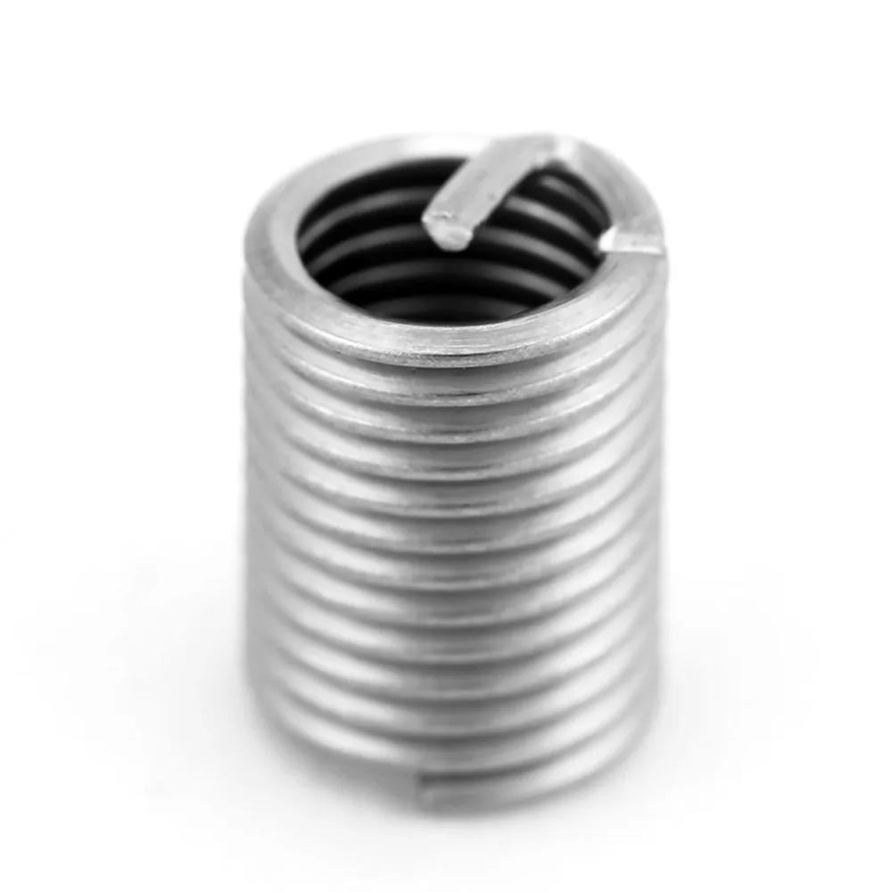 

50pcs Stainless Steel SS304 M6 Thread Inserts Coiled Wire Helical Screw Thread Inserts M6 x 1.0 x 2.5D Fastener Hardware