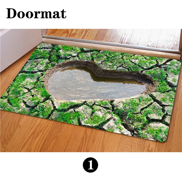 6 x ASSORTED CHRISTMAS NOVELTY MACHINE WASHABLE DOOR FLOOR MATS RUG 40 X 60 CM