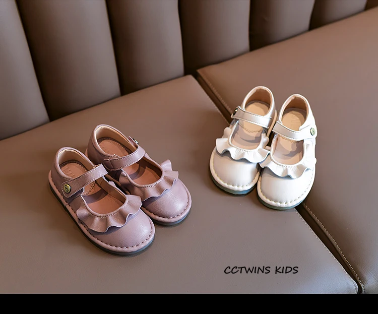 CCTWINS/детская обувь; коллекция года; Осенняя детская обувь для принцесс; розовая детская обувь на плоской подошве из искусственной кожи; Милая обувь Mary Jane для малышей; GM2393
