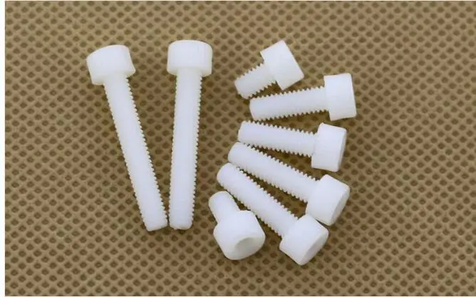 

100pcs M3/M4/M5/M6 nylon inner hexagonal bolt inner hexagonal plastic screw plastic inner hexagonal screw length 6-60mm