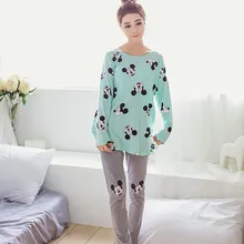 Взрослых пижамы Наборы для ухода за кожей хлопок летние домашние Lounge Костюмы Для женщин женские пижамы Домашняя одежда