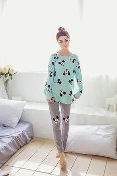 

Adult Pajamas Sets Cotton Summer Home Lounge Clothing Women Female Sleepwear Home Clothes