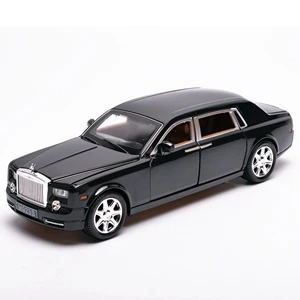 1/24 Rolls-Royce Phantom удлиненные Cohes литые под давлением литые модели автомобилей шесть дверной Светильник Модели отличная игрушка-Имитация Коллекция подарков - Цвет: NO Original BOX