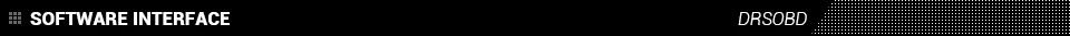 Software Interface(DRSOBD)