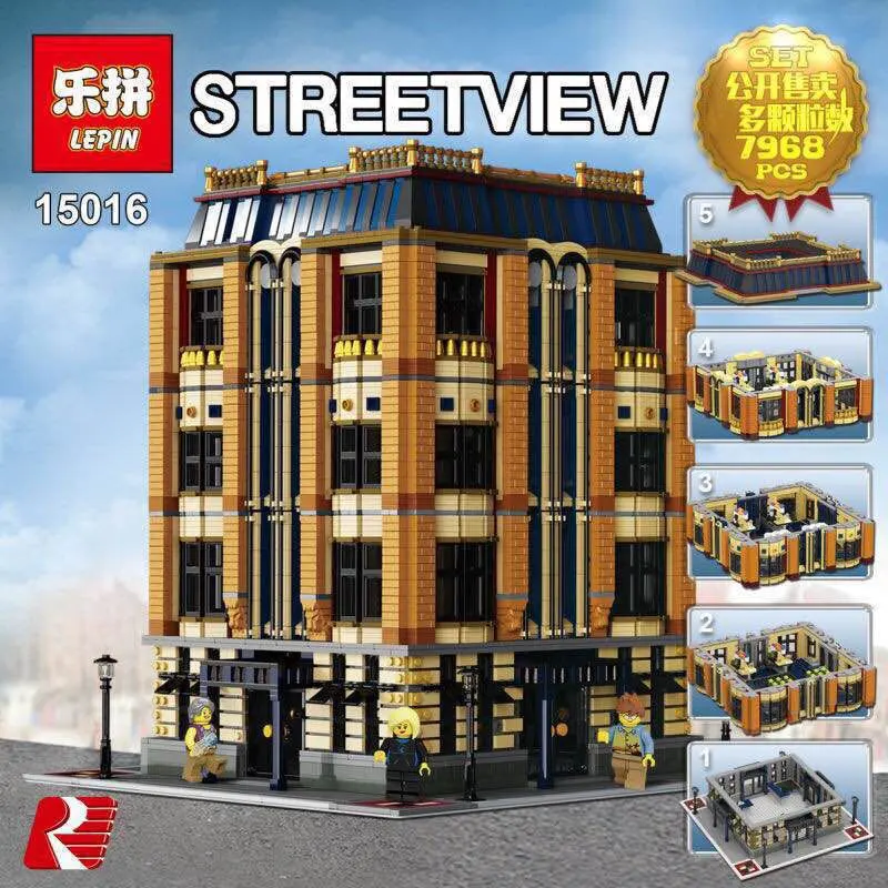

Lepin 15016 Genuine MOC Creative Series The Apple University Set legoing Educational Building Blocks Bricks Toys for Children