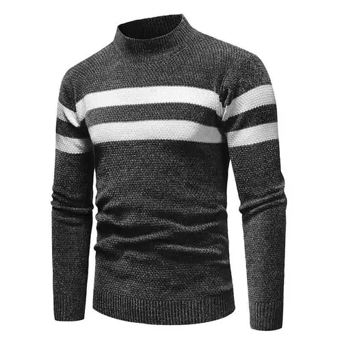 Мужской свитер весенний осенний трикотаж мужской Корейский выпуск Трикотаж Мужская одежда свитер мужской - Цвет: Темно-серый